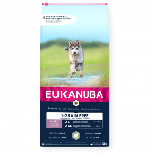 EUKANUBA Grain Free Puppy Large&Giant Jagnięcina - sucha karma dla psa - 12kg