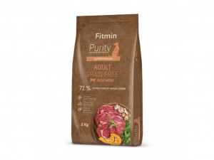 FITMIN Purity Adult Grain free Beef - sucha karma dla psa - 2kg