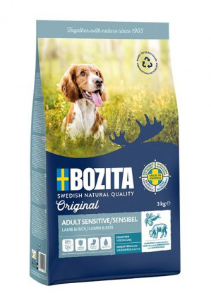 BOZITA Original Adult Sensitive Digestion Jagnięcina - sucha karma dla psa - 3kg