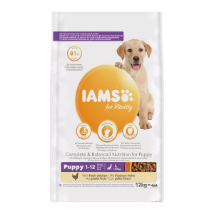 IAMS for Vitality Puppy Large Breed - sucha karma dla psa - 12 kg