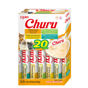 INABA Churu Variety box Kurczak - przysmak dla kota - 20x14 g