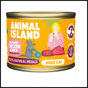 ANIMAL ISLAND Kurczak z kaczką - mokra karma dla kota - 200g