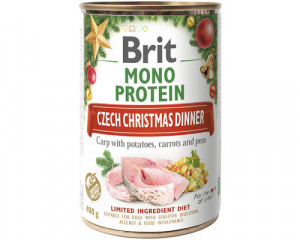 BRIT Mono Protein - czeski wieczór świąteczny - mokra karma dla psa - 400g