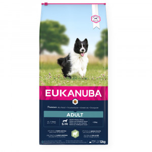 EUKANUBA Adult Small&Medium Breeds Lamb&Rice - sucha karma dla psa - 12 kg