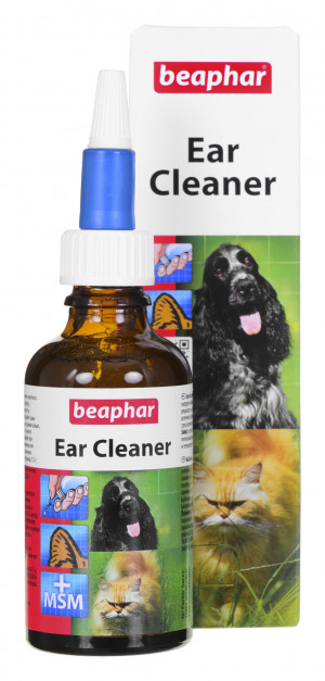 BEAPHAR Ear cleaner - krople do pielęgnacji uszu dla psa i kota - 50ml