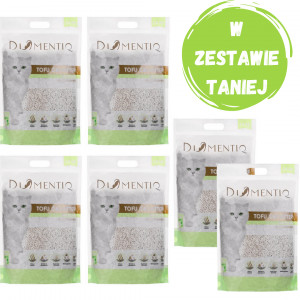 DIAMENTIQ Tofu Matcha Ultra clumping - żwirek roślinny - 6x2,5kg