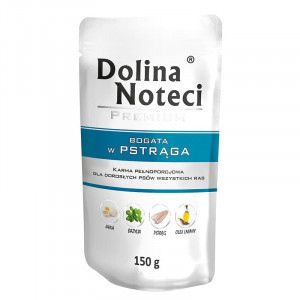 DOLINA NOTECI Premium bogata w pstrąga - mokra karma dla psa - 150 g