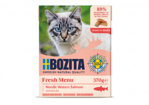 BOZITA Łosoś w sosie - mokra karma dla kota - 370g