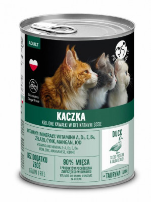 PET REPUBLIC Adult Kaczka - mokra karma dla kota - 400 g 