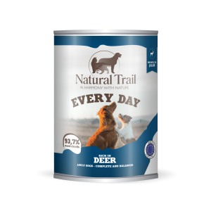 NATURAL TRAIL Every Day Bogata w jelenia - mokra karma dla psa - 800g