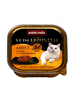 ANIMONDA Vom Feinsten Adult Classic Cat indyk w pomidorowym sosie - mokra karma dla kota - 100 g
