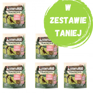 PURINA Adventuros Training łosoś - przysmak dla psa - 3x115g + 3x115g GRATIS!