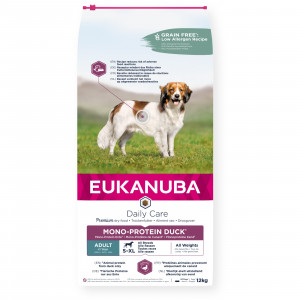 EUKANUBA Daily Care Mono-Protein Adult All Breed Kaczka - sucha karma dla psa - 12kg