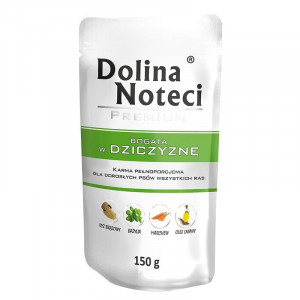 DOLINA NOTECI Premium bogata w dziczyznę - mokra karma dla psa - 150 g