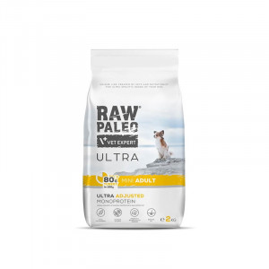 VETEXPERT Raw Paleo Ultra Mini Adult Indyk - sucha karma dla psa - 2kg