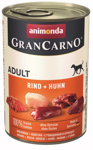 ANIMONDA Grancarno Adult wołowina i kurczak - mokra karma dla psa - 400 g