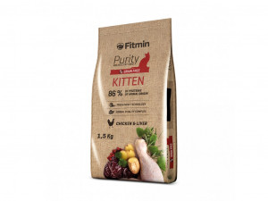 FITMIN Cat Purity Kitten - sucha karma dla kota - 1,5kg