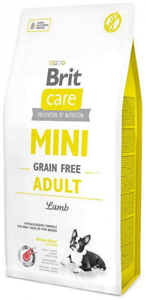 Brit Care Mini Grain Free Adult Lamb - sucha karma dla psów dorosłych małych ras - 7 kg