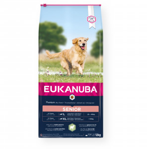 EUKANUBA Senior Large&Giant Jagnięcina z ryżem - sucha karma dla psa - 12kg