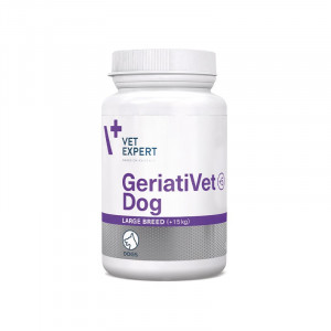 VET EXPERT GeriatiVet Dog Large Breed - preparat wspomagający dla starszych psów - 45 kaps.