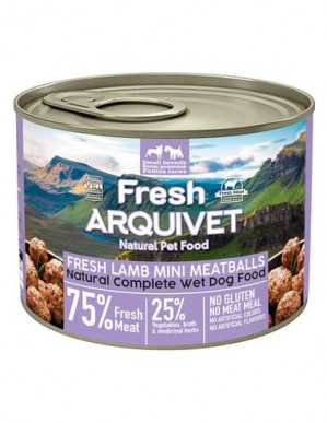 ARQUIVET Fresh Lamb Mini Meatballs - mokra karma dla psa - 200g