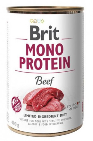 BRIT Mono Protein Beef - mokra karma dla psa - 400g