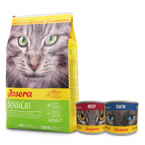 JOSERA SensiCat - sucha karma dla kota 10kg + GRATIS!