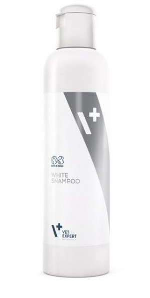 VET EXPERT White Shampoo - szampon dla psa i kota z sierścią jasną - 250 ml