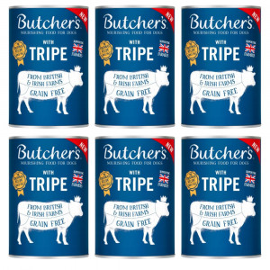 BUTCHER'S Original Tripe Mix Pasztet ze żwaczem - mokra karma dla psa - 6x1200g