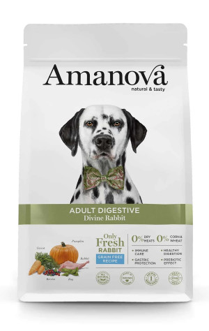 AMANOVA Adult Digestive Divine Rabbit - sucha karma dla psa - 2 kg