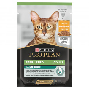 PURINA Pro Plan Sterilised Maintenance Kurczak - mokra karma dla kota - 85g