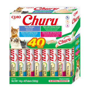 INABA Churu Variety box Tuńczyk - przysmak dla kota - 40x14 g