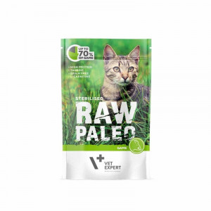 VETEXPERT Raw Paleo Adult Cat Sterilised Dziczyzna - mokra karma dla kota - 100g