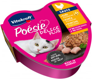 VITAKRAFT Poesie delice PLUS kurczak - Przysmak dla kota - 85g