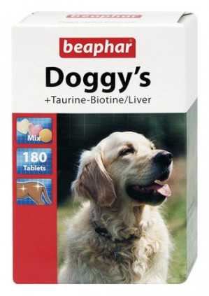 BEAPHAR Doggy's Liver - suplementy dla psa - 180szt. 