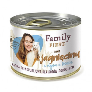 FAMILY FIRST Adult Danie z jagnięciną - mokra karma dla kota - 200g 