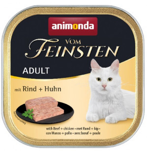 ANIMONDA Vom Feinsten Adult Classic Cat wołowina z kurczakiem - mokra karma dla kota - 100 g