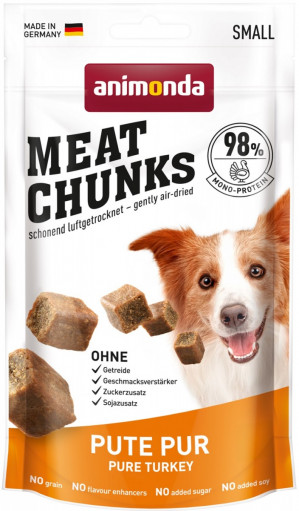 ANIMONDA Meat Chunks Turkey - przysmak dla psa - 60g