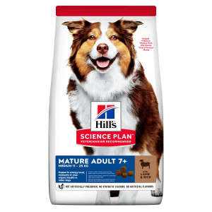 HILL'S Science Plan Mature Adult 7+ Medium Jagnięcina z ryżem - sucha karma dla psa - 2.5 kg