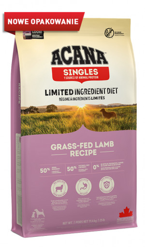 ACANA Singles Grass-Fed Lamb - sucha karma dla psa - 11,4kg