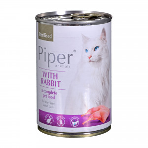DOLINA NOTECI Piper z królikiem - mokra karma dla kota - 400 g