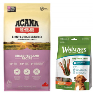 ACANA Singles Grass-fed Lamb - sucha karma dla psa - 17kg + przysmak GRATIS!