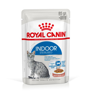 ROYAL CANIN FHN Indoor w sosie - mokra karma dla kota dorosłego - 12x85 g