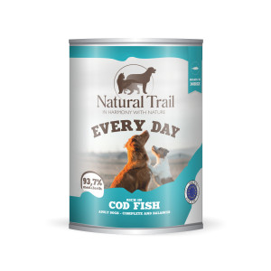 NATURAL TRAIL Every Day Bogata w dorsza - mokra karma dla psa - 800g