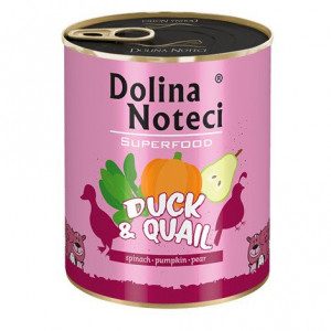 DOLINA NOTECI Superfood z kaczką i przepiórką - mokra karma dla psa - 800 g