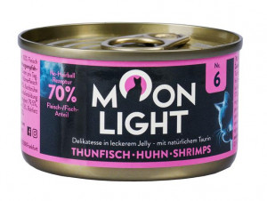 MOONLIGHT Dinner Nr 6 Tuńczyk, kurczak i krewetki - mokra karma dla kota - 80g