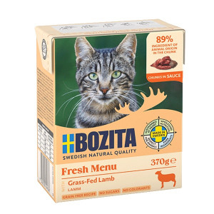 BOZITA Fresh Menu Jagnięcina w sosie - mokra karma dla kota - 370g