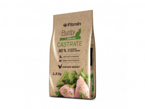 FITMIN Purity Castrate Chicken - sucha karma dla kota - 1,5kg