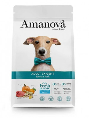 AMANOVA Adult Exigent Iberian pork - sucha karma dla psa - 2 kg