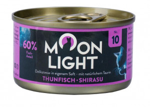 MOONLIGHT Dinner Nr 10 Tuńczyk i shirasu - mokra karma dla kota - 80g